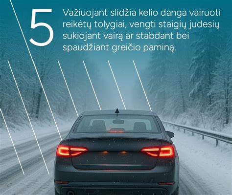Infografika: Automobilio elektroninės stabilumo sistemos veikimo principai