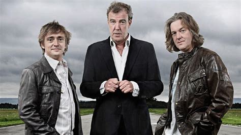 „Top Gear“ laidos vedėjų Jeremy Clarksono, Richardo Hammondo ir Jameso May nuotrauka