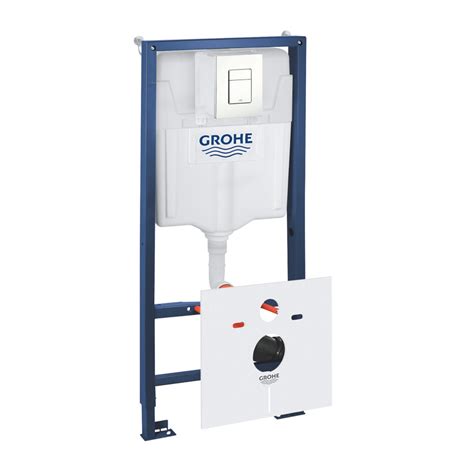 schema: Grohe Rapid SL rėmo konstrukcija ir montavimo tvirtinimo taškai