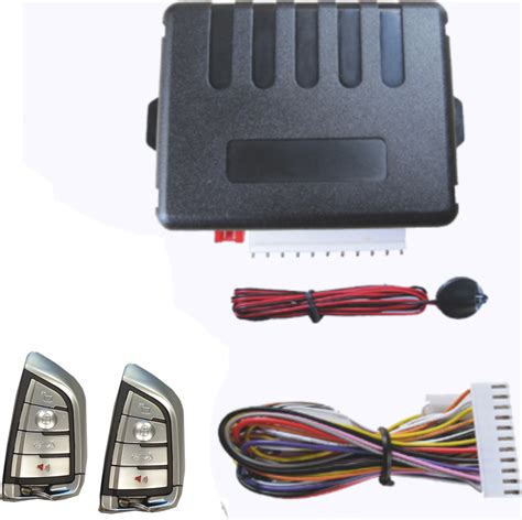 schematinis automobilio centrinio užrakto valdymo bloko pavaizdavimas ir jo ryšys su durimis