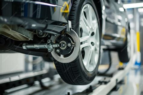 Infographic of a car wheel balancing process
