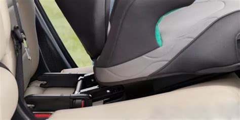 Nuotrauka, iliustruojanti Isofix jungtis automobilyje