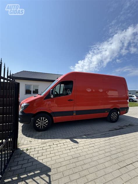 Mercedes-Benz Sprinter (komercinis furgonas arba miniautobusas) kelyje