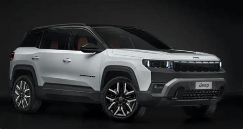 Jeep Compass antrosios kartos interjero ir multimedijos sistemos nuotrauka