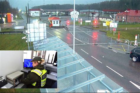 Nuotrauka, iliustruojanti dokumentų patikrinimą pasienio kontrolės punkte.