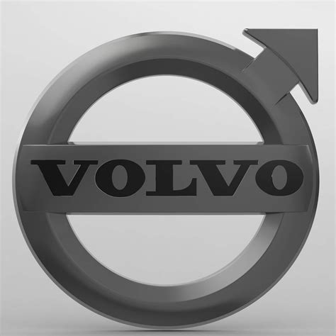 Volvo logo with hidden function detail