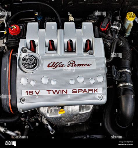 Alfa Romeo Twin Spark variklio schema