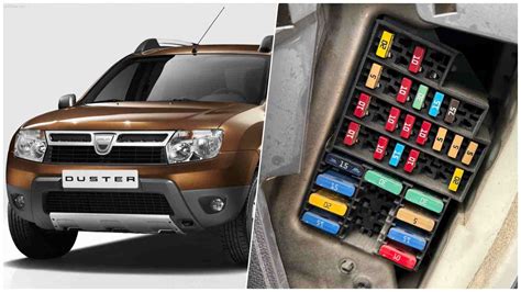 Dacia Duster važiuoklės ir variklio schema