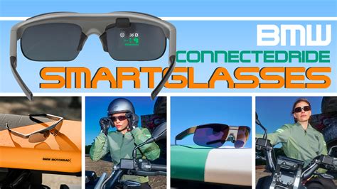 Nuotrauka: motociklininkas su BMW ConnectedRide Smartglasses
