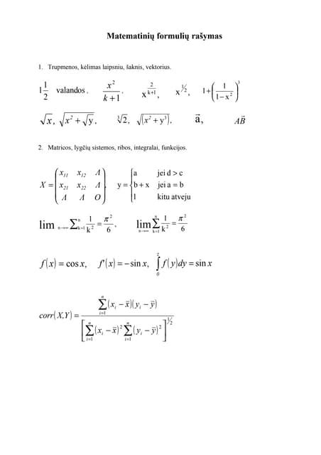 Matematinės formulės vizualizacija: integralas paleidimo trukmei