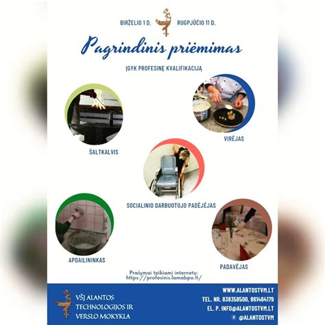 Infografika: mokymo programos struktūra ir trukmė