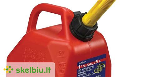 infografika: degalų maišymo santykio 1:50 schema (5l benzino ir 100ml alyvos)