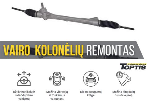 schema: vairo kolonėlės sandara ir apsauginių gumų vieta