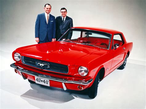 Lee Iacocca, Ford Mustang kūrėjas ir originalus Mustang koncepto brėžinys