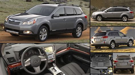 Subaru Outback 2010 modelio eksterjero nuotrauka su padidinta prošvaisa