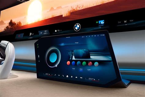 BMW iDrive sistema su nustatymų meniu