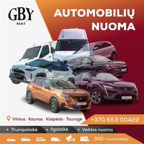 Infografika: Automobilių nuomos įvairovė Kuršėnuose