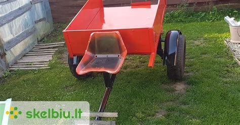 scheminis brėžinys motobloko priekabai