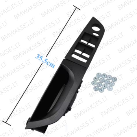 BMW vairuotojo durų apmušalas su mygtukais valdyti langus ir veidrodėlius