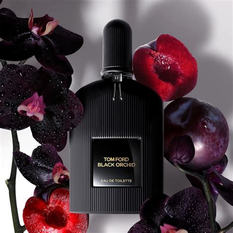 Infografika apie Tom Ford Black Orchid kvepalų natas ir ingredientus