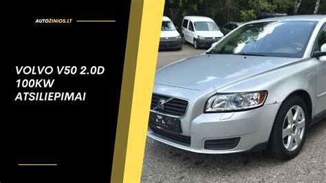Volvo V50 1.6D 80 kW variklio schema
