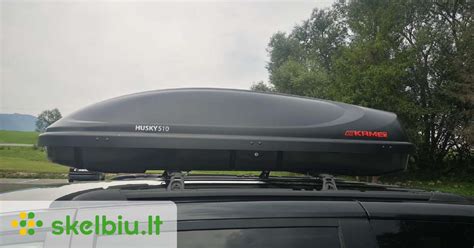 Erdvi ir saugi stogo bagažinė su dvipusiu atidarymu