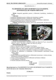 schematinis LSD diferencialo veikimo principas