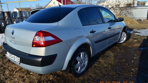 Renault Megane 2004 variklio skyriaus nuotrauka