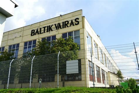 „Baltik Vairas“ gamyklos eksterjeras ir modernios gamybos linijos