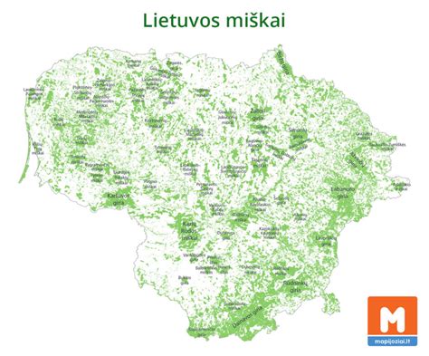 Schema: Miško nuosavybės tipai Lietuvoje
