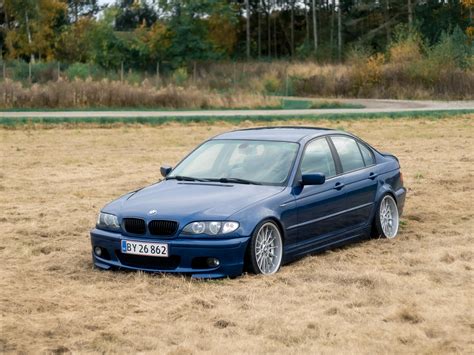 BMW E46 su praplatintais ratais, vizualizacija