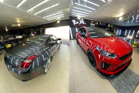 Tematinis sportinio automobilio kėbulo nuotrauka