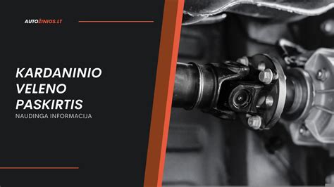 Volvo kardaninio veleno priekinio šarnyro schema