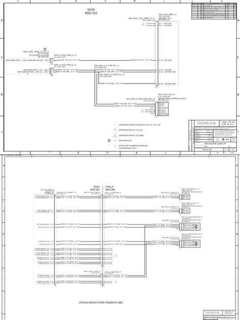 ABS sistemos scheminė diagrama