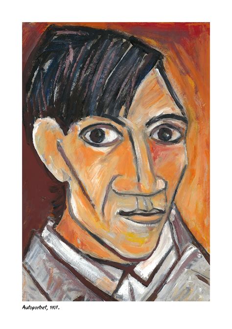 Pablo Pikaso paveikslas „Savo paties portretas“, 1971 m.