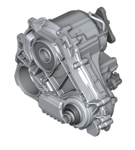 BMW xDrive paskirstymo dėžės pjūvio schema arba komponentų išdėstymo diagrama