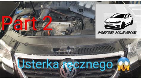 VW Passat B6 elektromechaninio rankinio stabdžio sistemos schema