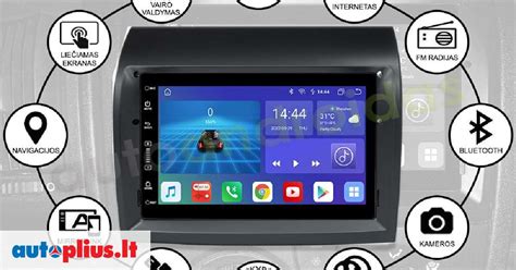 Infografika su piktogramomis, iliustruojančiomis skirtingas iGO navigacijos funkcijas