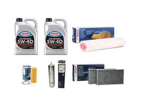 Pavyzdys: skirtingų gamintojų alyvos ir filtrų pakuotės