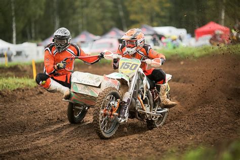 Motociklų kroso varžybų Utenoje akimirkos