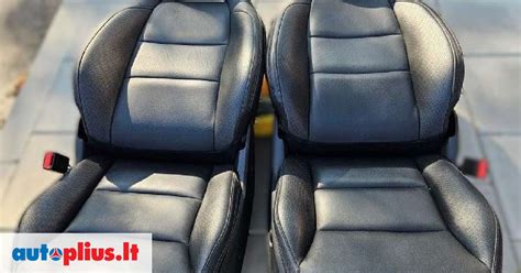 Mercedes-Benz E350 interjero detalės, ergonomiškos sėdynės