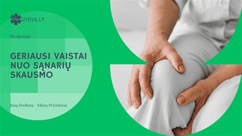 Tematinė iliustracija, vaizduojanti asmenį, konsultuojantįsi su gydytoju dėl sąnarių skausmo.