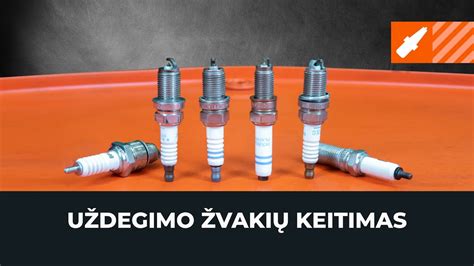 Uždegimo žvakių ir ričių vizualizacija