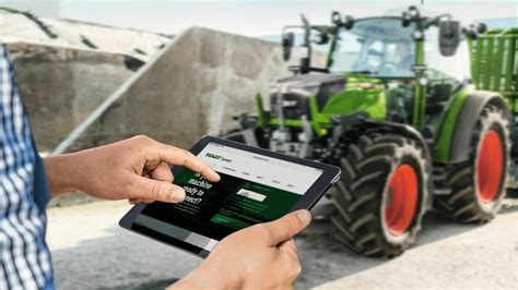 Fendt Smart Farming sprendimų ekrano vaizdas
