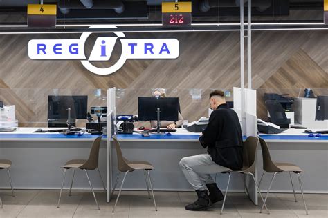 Perregistravimo proceso vizualizacija Regitroje