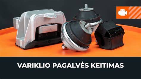 Infografika: kaip veikia variklio pagalvės ir kur jos įstato Volvo V70