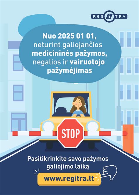 Infografika: Vairuotojų skaičius, kuriems reikia pasitikrinti sveikatą iki 2025 m. sausio 1 d.