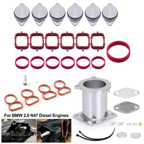 Aliuminio aklės, skirtos BMW F07 įsiurbimo kolektoriaus sklendžių sandarinimui