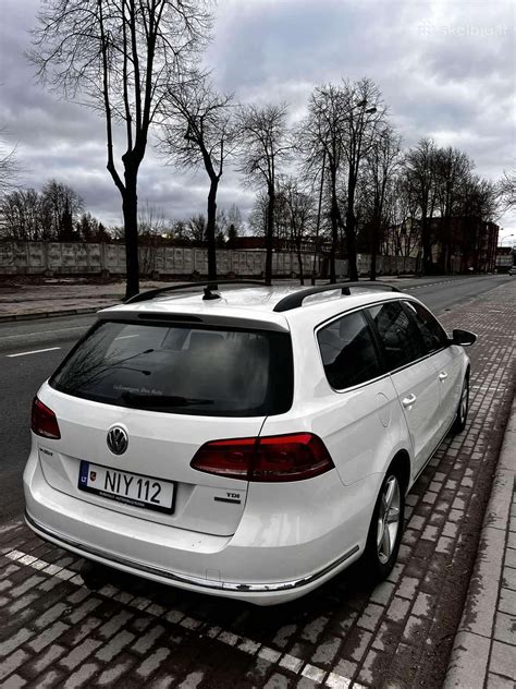 „Volkswagen Passat B7“ universalas, demonstruojantis kėbulo dizainą ir praktiškumą