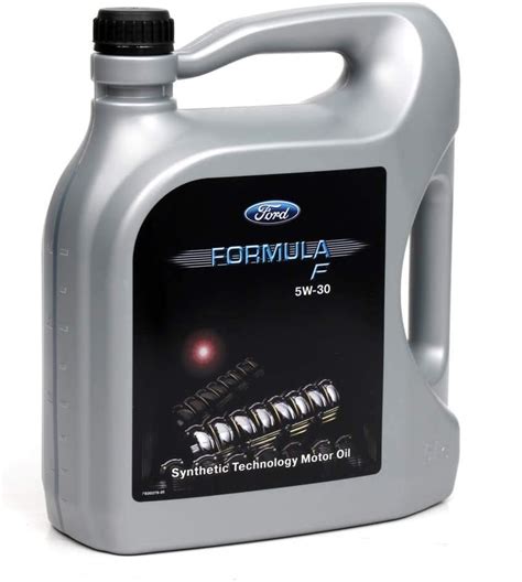 Ford Formula F 5W30 įpakavimas ir pavyzdinė spalva